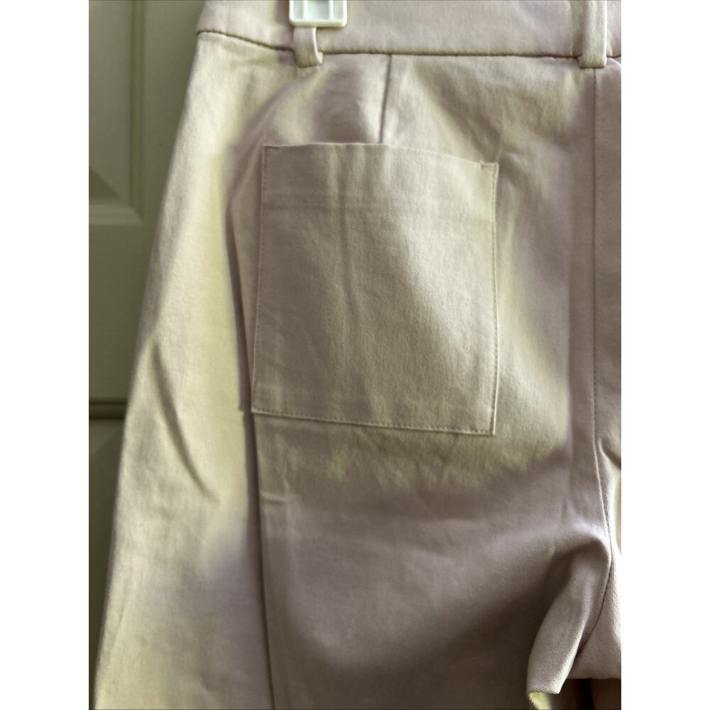 J. Crew Women's Sydney Wide-leg Pant Bi-stretch Cotton Blend Light Pink6P BF405 - Picture 5 of 12